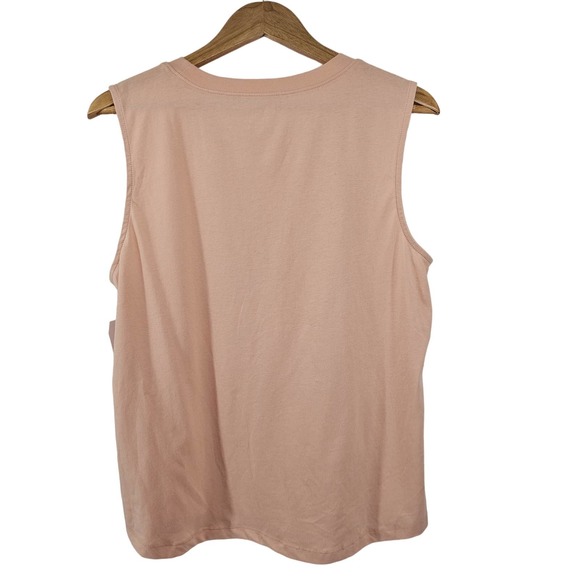 New "Always Grateful" Peach Tank Top Large - Picture 5 of 6
